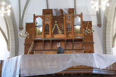 Sanierung der "Lötzerich" Orgel in St. Crescentius (Foto: Karl-Franz Thiede)